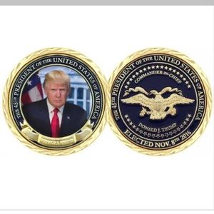 🆕 Donald Trump 45th President Collectible Challenge Coin